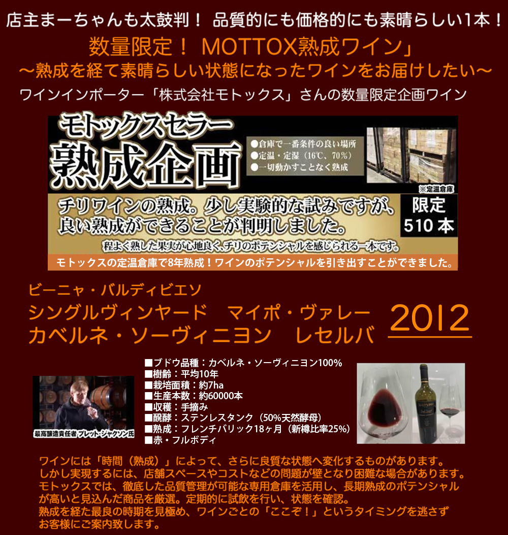 バルディビエソ　シングルヴィンヤード　マイポ・ヴァレー　カベルネ・ソーヴィニヨン(赤)　ワイン