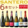 【送料無料】サンテロ・スパークリングワイン 750ml×6本セット　