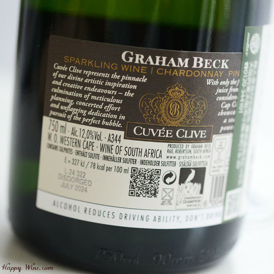 グラハム・ベック　キュヴェ・クライヴ(白.泡)