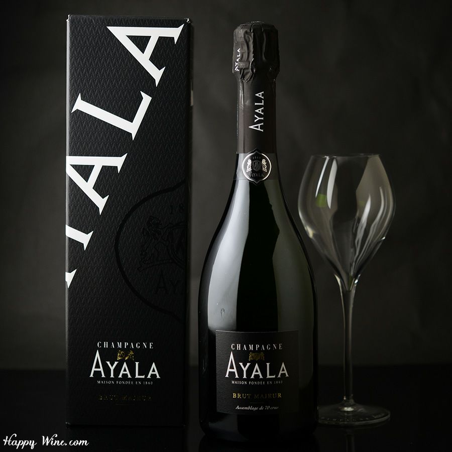 【SALE /グラス付き】シャンパーニュ・アヤラ　ブリュット・マジュール(白泡）