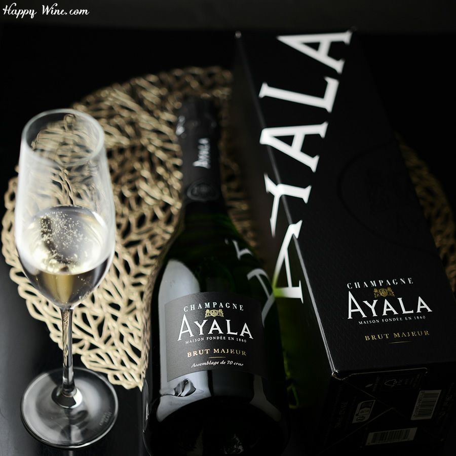 【SALE /グラス付き】シャンパーニュ・アヤラ　ブリュット・マジュール(白泡）